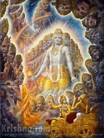 Lord Chaitanya as Radha and Krishna